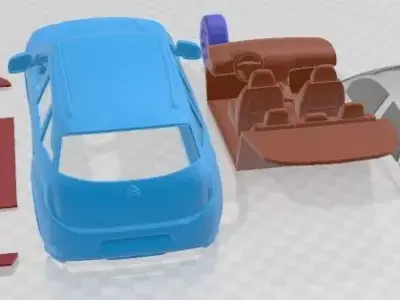 Citroen C4 Aircross 2013 Printable Car 3D print model