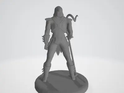 Miniature Skeletor 3d Print Figurine  3D print model