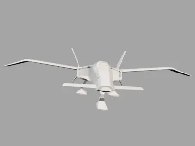 Spacecraft concept vehicle 3D print model