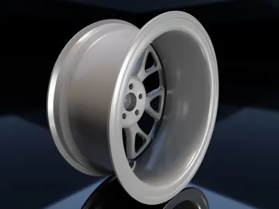 3D model rim wheel part6 3D model