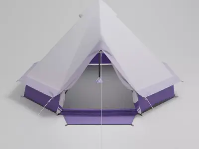 Tent Camping 3D model