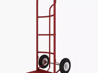 Hand Truck Low-poly 3D model purchase