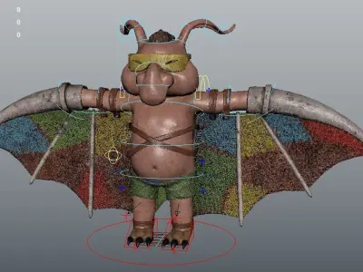 woowoo Low-poly 3D model