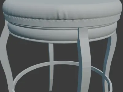 Home Seat Stool Free low-poly 3D model
