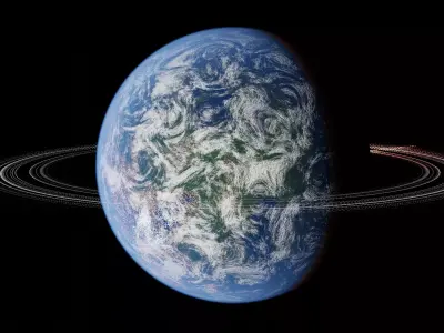 Planet Cicerium Free 3D model