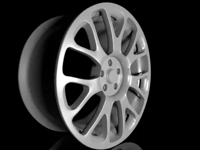 3D model rim wheel part6 3D model