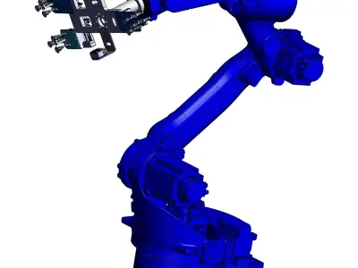 Robot material handling and inspection gripper 3D model