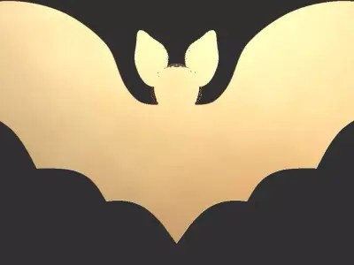 Bat pendent 3D model