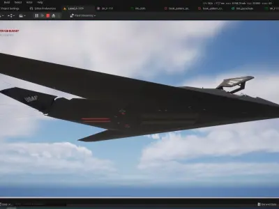 F-117 Nighthawk Stealth Jet  3D model