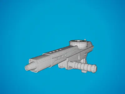 Weapon 1 Low-poly 3D model