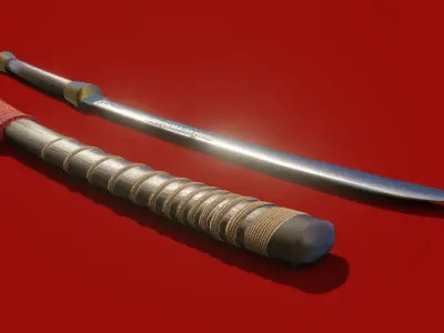 Thai Ancient Sword 3D model