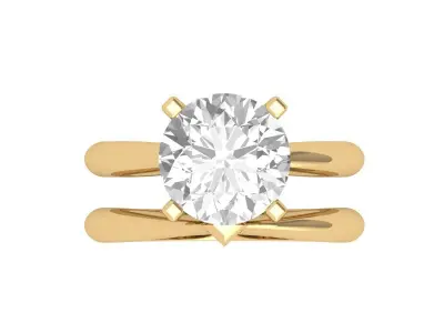 Wedding Ring  3D print model 129