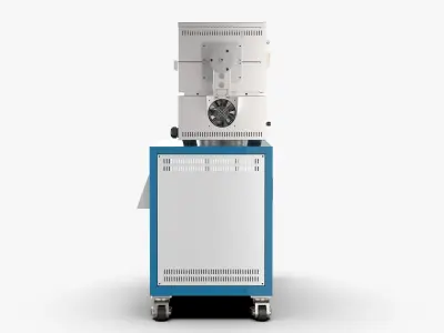 High Vacuum Tube Furnace 3D model by Lovano