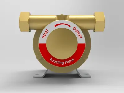 Water Booster Pump 90Watt 3D model