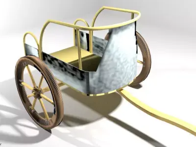 Chariot - Hittites 3D model