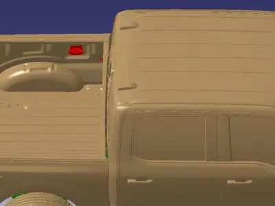  F150 Lightning 2022 Vehicle 3d scan data 3D model
