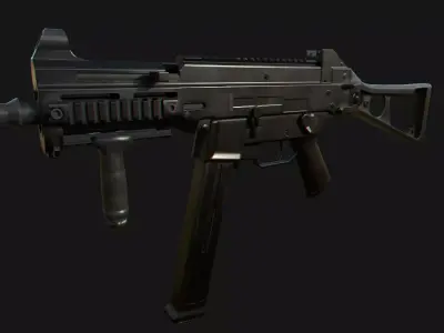 UMP45 - Game Ready Weapon Model Low-poly 3D model