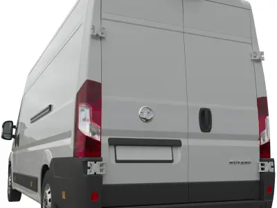 2024 Vauxhall Movano  L4H2 Detailed interior 3D model