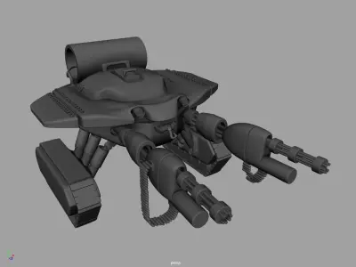 Crabot 3D Modelling Hard Surface 3D model