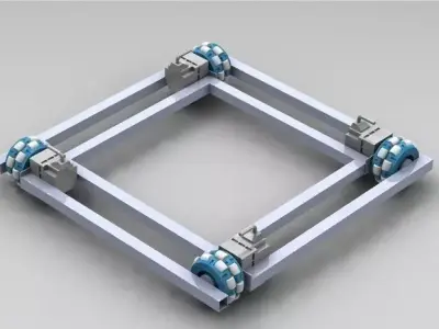 mobile robot base Free 3D model