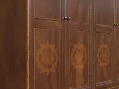 Ibisco wardrobe Low-poly 3D model
