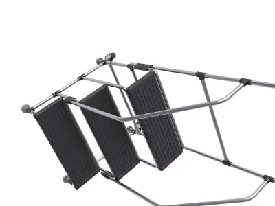 industrial Multifunctional Ladder 3D model