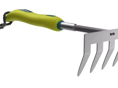 Garden Tool Hand Rake 3D model purchase