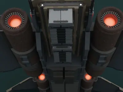  SPACESHIP CRAFT 3D model
