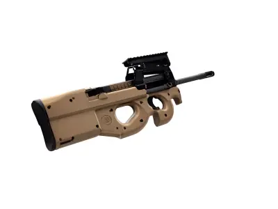 FN P90 rifle  3D model