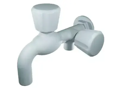 Spectacular Two Way Plastic Tap Low-poly 3D model