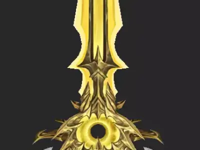 Pack With 30 Fantasy Swords - Part 12 Low-poly 3D model