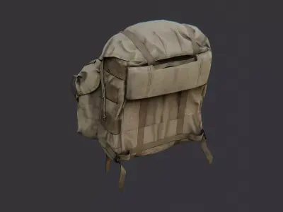 Pararescue Backpack Large Prop for Tactical Scenes Low-poly 3D model