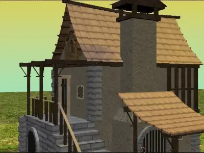 Old Home 3D Model Free 3D model
