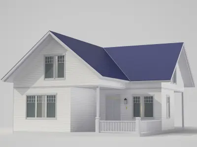 Family Houses Collection 01 3D model