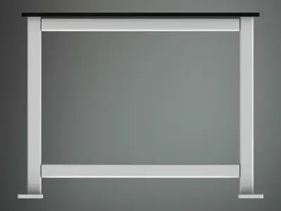 Machine Table with 1200 X 1200 Top 3D model