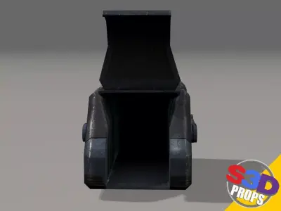 Scifi big crate2 3D model