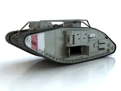 Mark V Tank Female 3D model