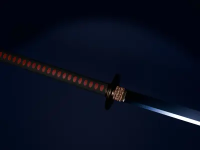 Katana pack Free low-poly 3D model