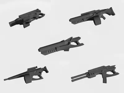 Shotguns of our time 3D print model