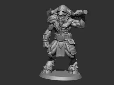Bull Axe 3D print model