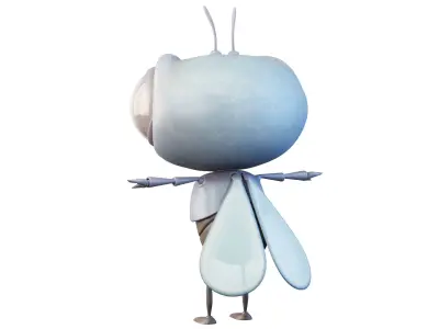 Cartoon Fly Character 3D model