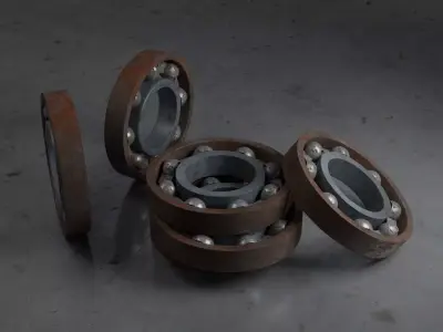 Simple bearing 3D model