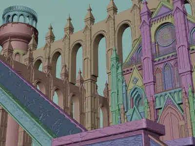 Church 3D model shop
