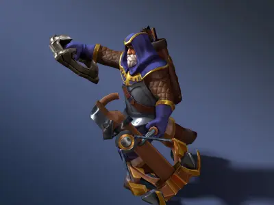 Ranger - Rigged Animated Low-poly 3D model