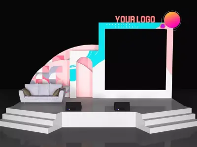 Stage Design fashion 3D model