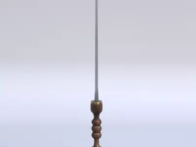Roman sword Low-poly 3D model