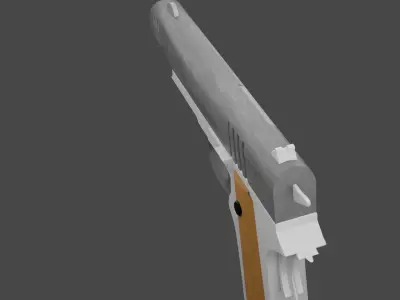 M1911 pistol Free low-poly 3D model