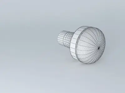 handle wooden knob Free 3D model