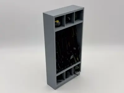 Armory - Rack and Cabinet 05 3D print model purchase