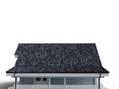 Private house 3D 3D model purchase